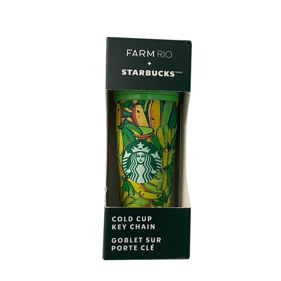 FARM Rio Accessories - NIB Starbucks x Farm Rio Board Banana Cold Cup Key Chain